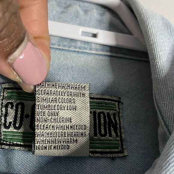 Co-operation Men's Button Down Denim Shirt - Picture 6 of 6